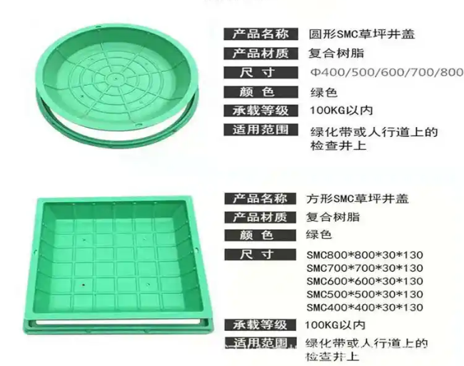 湖北树脂复合种植井盖展示